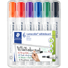 STAEDTLER Marqueur tableau blanc 351 Lumocolor, étui de 6