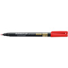 STAEDTLER Marqueur permanent 319F Lumocolor spécial, rouge