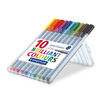 STAEDTLER Fineliner triplus, étui de 4