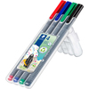 STAEDTLER Fineliner triplus, étui de 4