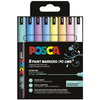 POSCA Marqueur à pigment PC1MR, étui de 8, couleurs douces