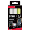 uni-ball Marqueur craie Chalk marker PWE8K/3 PF, étui de 3