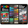 POSCA Marqueur à pigment 'STICKERS GRAFFITI', mallette métal