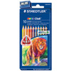 STAEDTLER Crayon de couleur Noris jumbo, étui de 10