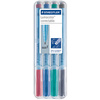 STAEDTLER Marqueur correctable 305F Lumocolor, étui de 4