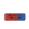 FABER-CASTELL Gomme combinée en caoutchouc 7070-40, rouge /