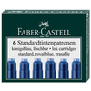 FABER-CASTELL Cartouches d'encre standard, bleu roy