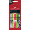 FABER-CASTELL Crayon de couleur triangulaire Colour GRIP