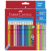FABER-CASTELL Crayon couleur triangle ColourGRIP, étui promo