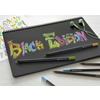 FABER-CASTELL Crayon de couleur Black Edition, étui de 12