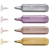 FABER-CASTELL Surligneur TEXTLINER 46 METALLIC, or