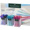 FABER-CASTELL Feutres BROADPEN Pastel, set de 3 pots