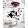 FABER-CASTELL Marqueur pour tissu, blister de 5