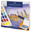 FABER-CASTELL Peinture aquarelle en godets, étui de 24