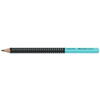 FABER-CASTELL Crayon graphite Jumbo GRIP TWO TONE, bleu