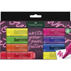FABER-CASTELL Surligneur TEXTLINER 1546 NEON, étui de 8