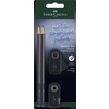 FABER-CASTELL Kit d'écriture GRIP SPARKLE, noir