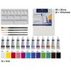 FABER-CASTELL Kit de peinture acrylique, 18 pièces