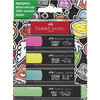 FABER-CASTELL Surligneur TEXTLINER 46 GRAFFITI, étui de 4