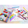 FABER-CASTELL Feutre licorne, étui carton 18+6