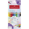 FABER-CASTELL Crayon de couleur Jumbo GRIP Licorne, 8+2