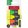 FABER-CASTELL Mini-surligneur TXTLNR, étui en carton de 4