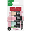 FABER-CASTELL Mini-surligneur TXTLNR Pastel, étui de 4