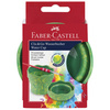 FABER-CASTELL Gobelet CLIC & GO, vert marbré