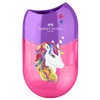 FABER-CASTELL Taille-crayon 2 trous 'Licorne', rose/violet