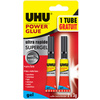 UHU Colle instantanée POWER GLUE ultra rapide SUPERGEL, 3 g