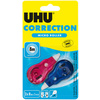 UHU Mini-rouleau correcteur jetable Micro, blister de 2