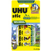 UHU Bâton de colle stic ReNATURE SONIC, 4x 8,2 g, blister