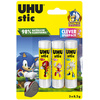 UHU Bâton de colle stic SONIC, 3x 8,2 g, blister