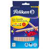 Pelikan Crayons de couleur triangulaires Jumbo, étui en