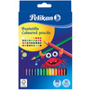 Pelikan Crayon de couleur hexagonal mince, étui de 36