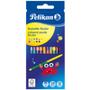 Pelikan Crayons de couleur Bicolor, rond, étui en carton de