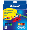 Pelikan Crayons de couleur triangulaires Jumbo, étui en