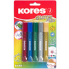 Kores Colle liquide 'Glitter Glue', couleurs pastelles