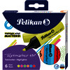 Pelikan Surligneur Textmarker 490, étui de 6, assorti - 18898