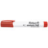 Pelikan Marqueur à tableau blanc 742, pointe biseautée,rouge