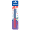 Pelikan Crayon bicolore fin, rouge/bleu, carte blister de 2