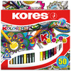 Kores Crayons de couleur triangulaires 'Hobby Koloring',