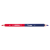 Kores Crayon de couleur TWIN Jumbo, bleu/rouge, triangulaire