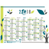 QUO VADIS Calendrier mural 'Equology', 550 x 405 mm, 2026