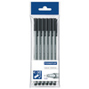 STAEDTLER Fineliner triplus, noir, 6 pièces en sachet