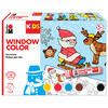 Marabu KiDS Window Color 'Christmas', kit, 6 x 25 ml