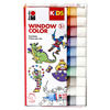 Marabu KiDS Window Color, kit de 10, assorti