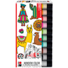 Marabu KiDS Window Color 'LAMA', set, 10 x 25 ml