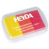 HEYDA Tampons encreurs '3-Color', jaune / orange / rouge