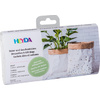 HEYDA Sachet cadeau en papier, grand, blanc / nature